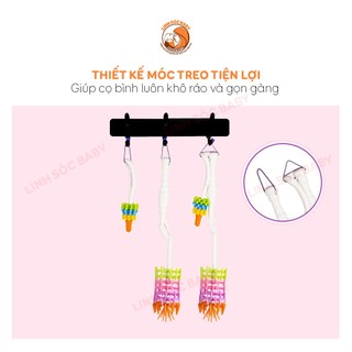 Combo chổi cọ bình sữa và núm ti silicon Mama's Choice (siêu bền,siêu sạch)