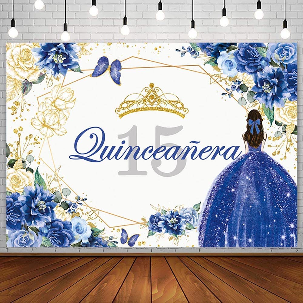 7x5ft 15th Sinh Nhật Phông Nền Cho Cô Gái Ngọt Ngào Mis Quince Anos 15th Trang Trí Tiệc Sinh Nhật Ho