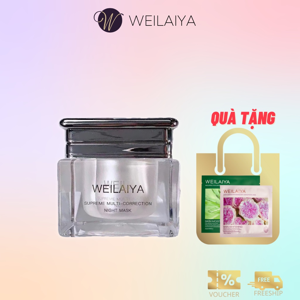 Kem dưỡng ủ mặt nấm Truffle Weilaiya dưỡng da trắng sáng chống lão hóa, xóa nhăn nâng cơ, trẻ hóa da.Tặng mặt nạ