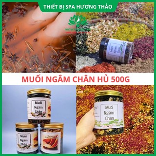 Muối ngâm chân thảo dược, thảo mộc, muối ngâm chân spa hủ 500g