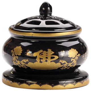 Lư đốt trầm điện, lư đốt trầm hương bằng điện có hẹn giờ chỉnh nhiệt - Chất liệu gốm sứ cao cấp