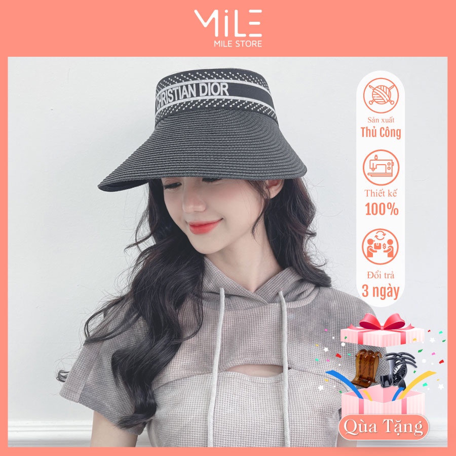 Nón Cói Lưỡi Trai Nữ Vành To MILE Mềm Gấp Gọn Dễ Dàng MC006