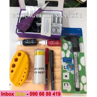 Bộ dụng cụ tập phun xăm cơ bản số 1