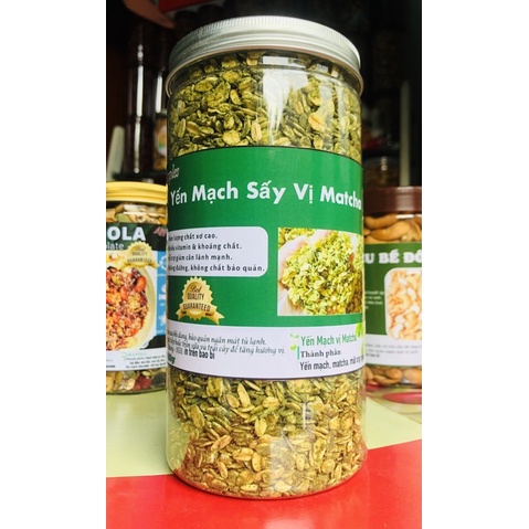 Yến Mạch Úc Sấy Vị Matcha Mật Ong Nguyên Chất