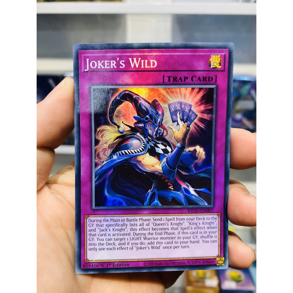 Thẻ bài YugiOh! Mã KICO-EN007 - Joker's Wild - Super Rare - 1st Edition