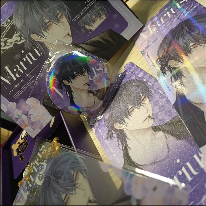 Tears of Themis Marius Huy hiệu Bưu thiếp LuJingHe