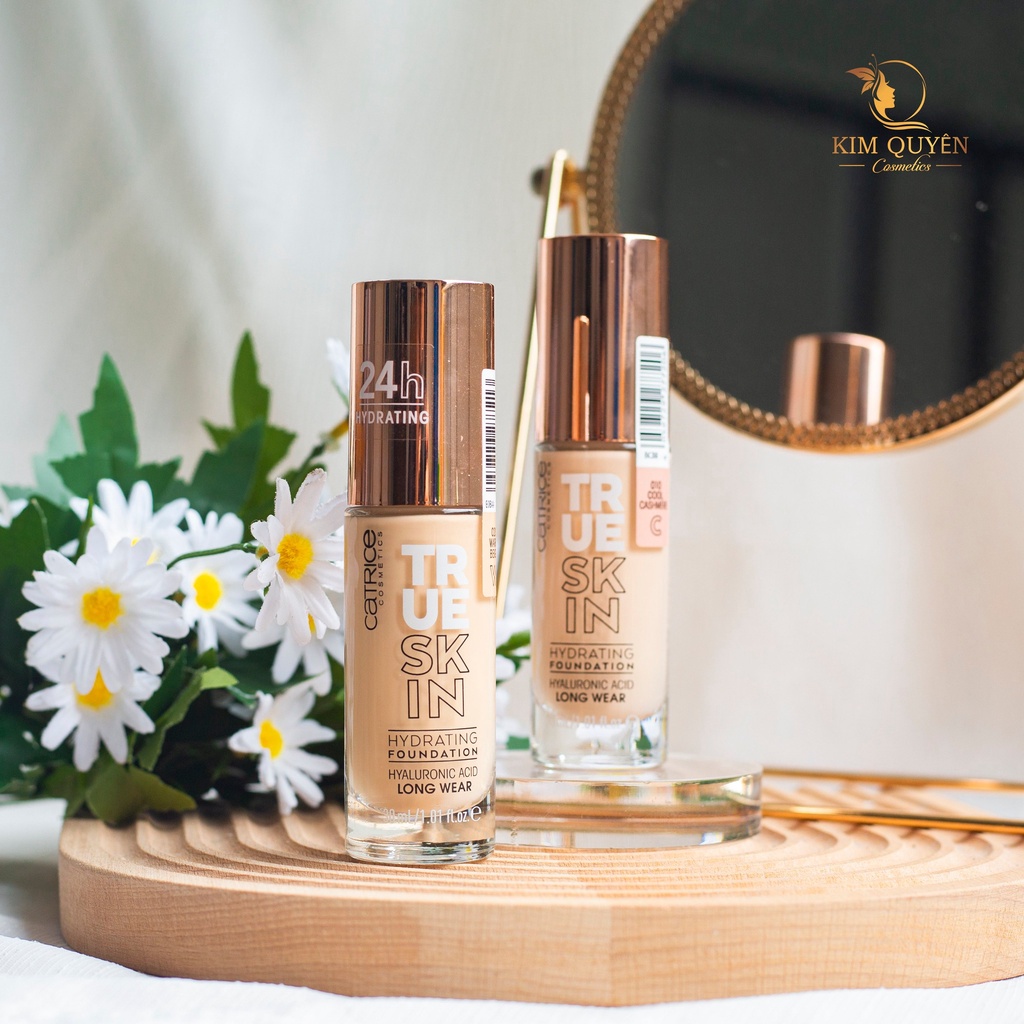 [Chính Hãng] Kem nền mới nhất của Catrice True Skin Hydrating Foundation 30g