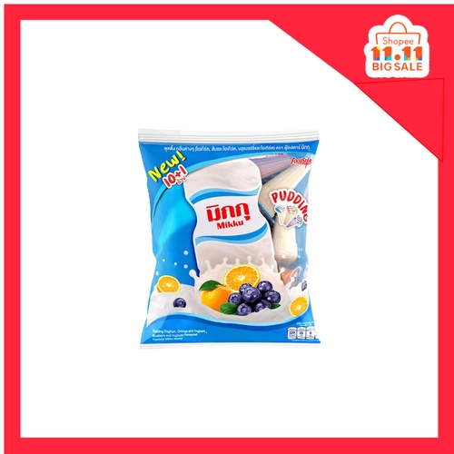 Thạch sữa chua pudding DeeDo Mikku Thái Lan (Thạch Pudding 3 vị sữa chua, sữa chua cam, sữa chua việt quất)