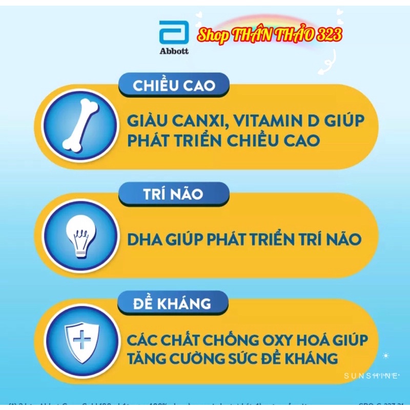 Mới - Sữa Dinh Dưỡng Pha Sẵn Abbott Grow Gold 110, 180ml