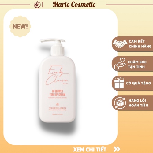 SỮA TẮM TRẮNG DA EVE BY CLAIRE IN SHOWER TONE-UP CREAM