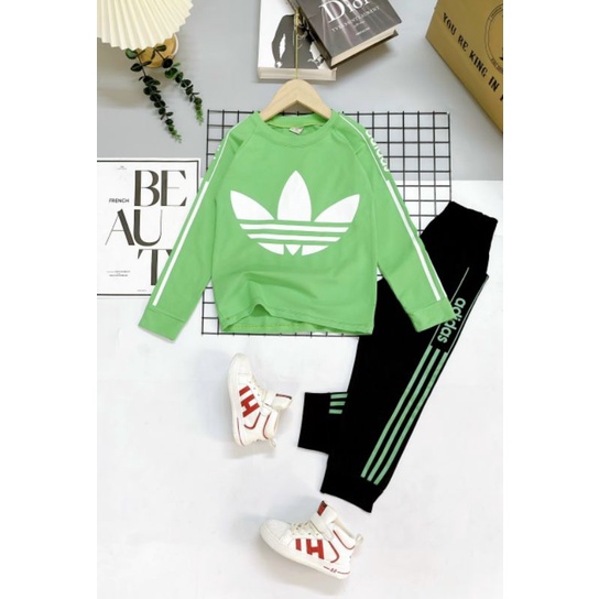 Bộ Bé Trai Dài Tay Size Đại 24-40kg Cotton 4 Chiều