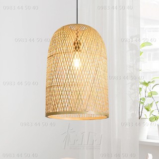 Đèn tre mtdt56 - đèn mây tre, đèn trang trí, đèn treo thả