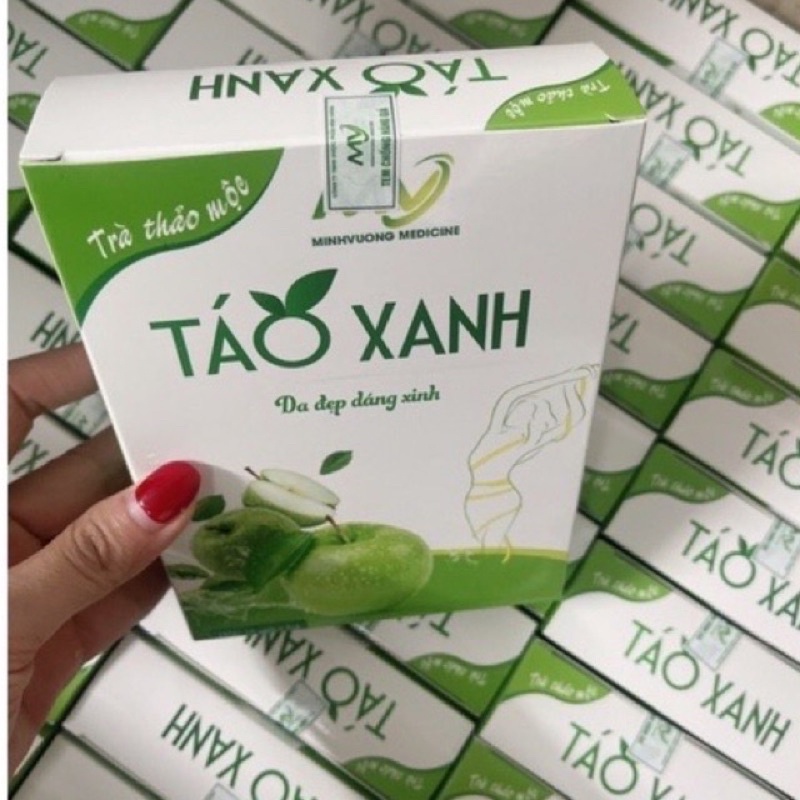 Trà Táo hót nhất giảm cân dextoc 1 hộp 15 gói thơm ngon siêu giảm cân an toàn