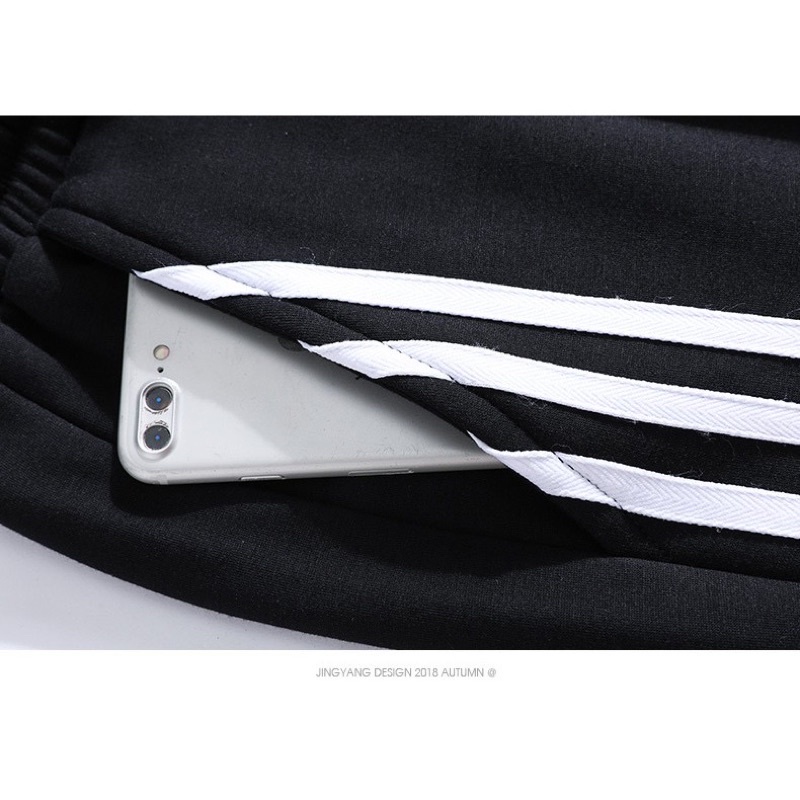 Quần sọc thể thao nam,quần thu đông nam chất umi cao cấp