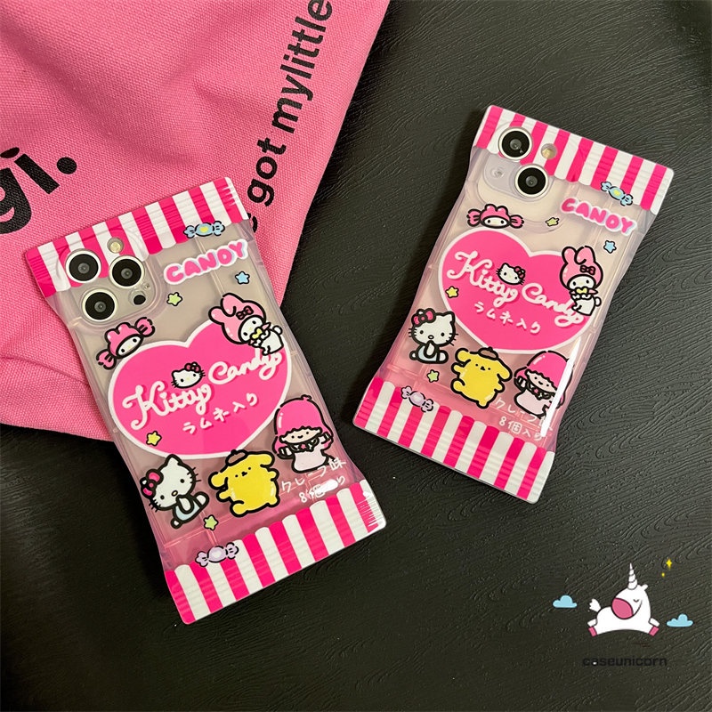 Ốp Điện Thoại Dẻo Họa Tiết Hello Kitty Cho iPhone 7plus 11 12 13 14 Pro Max XR 8 7 6 6s 14 Plus X Xs Max SE 2020