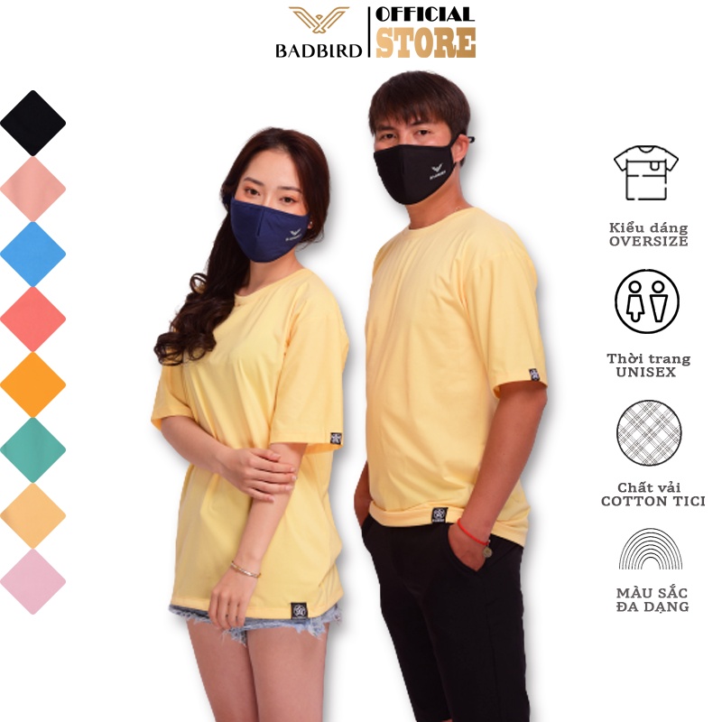 [ÁO THUN UNISEX] Áo Tay Lỡ Oversize BADBIRD chất liệu Cotton Tici, oversize, basic Thương hiệu Việt