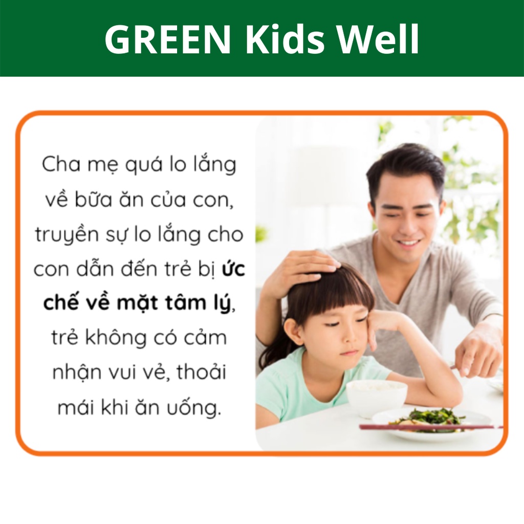 Cốm uống giúp trẻ hết biếng ăn Green Kids Well - GL Digest (Hộp 30Gói x 5g) - Giúp trẻ ăn ngon, tăng cân tự nhiên