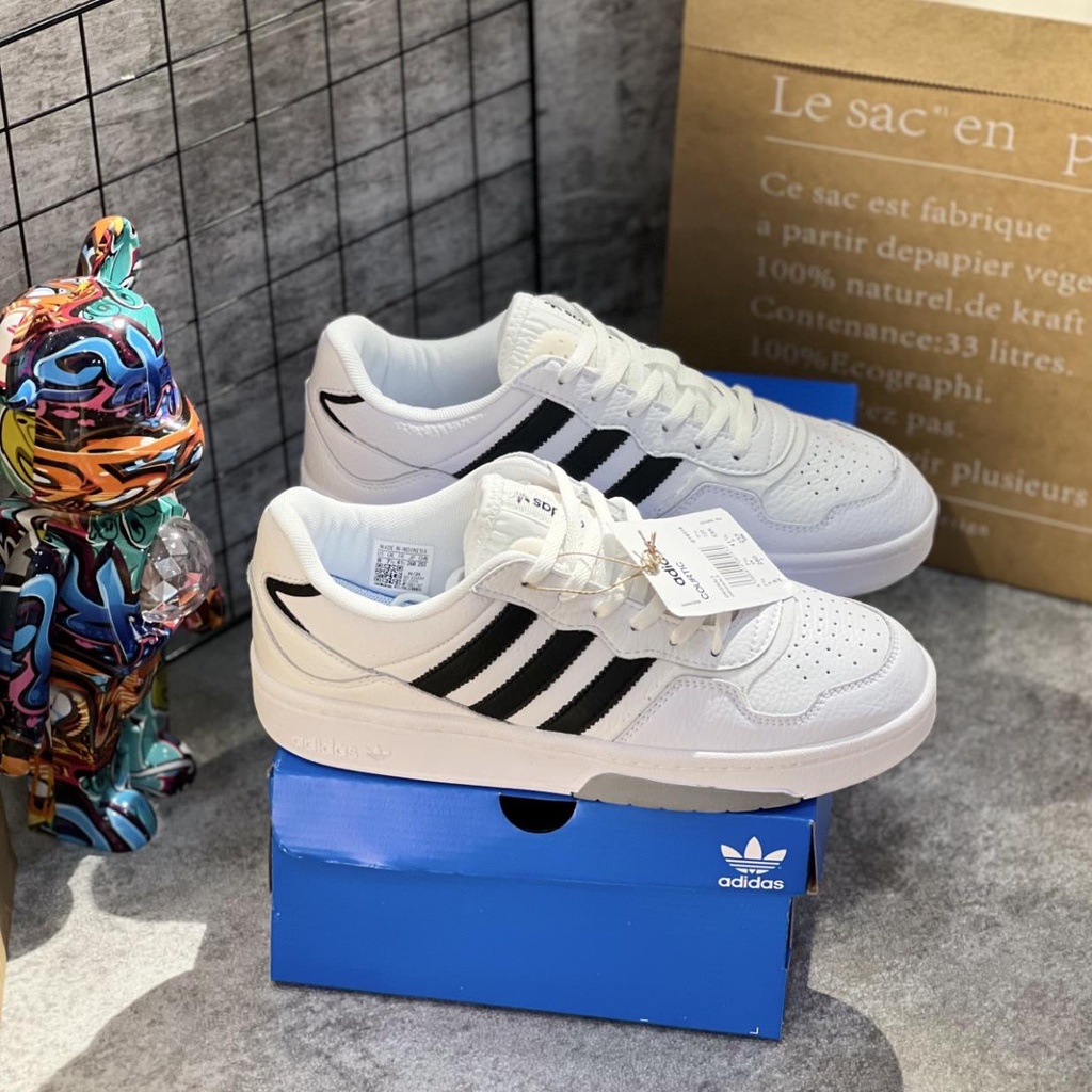 Giày Thể Thao adidas Trắng Sọc Đen Fashion Cao Cấp nam nữ.