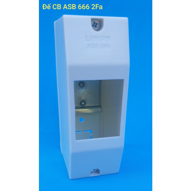 Vỏ CB 666 2FA sử dụng cho MCB có rây sắt.