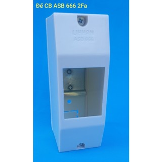 Vỏ cb 666 2fa sử dụng cho mcb có rây sắt.