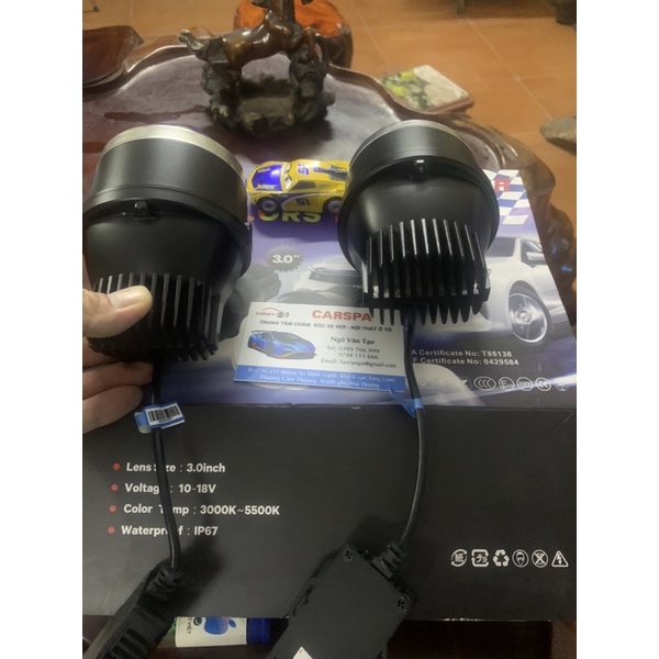 Đèn Bi led gầm ô tô 3 chế độ mầu !3 COLORS M617