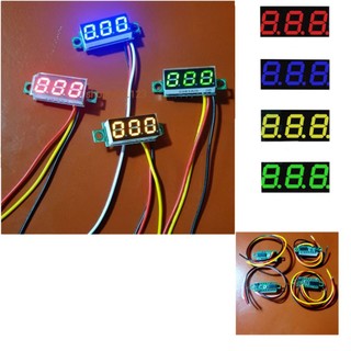 Vôn kế điện tử mini 0.28 inch 3 dây .3,5v-30v