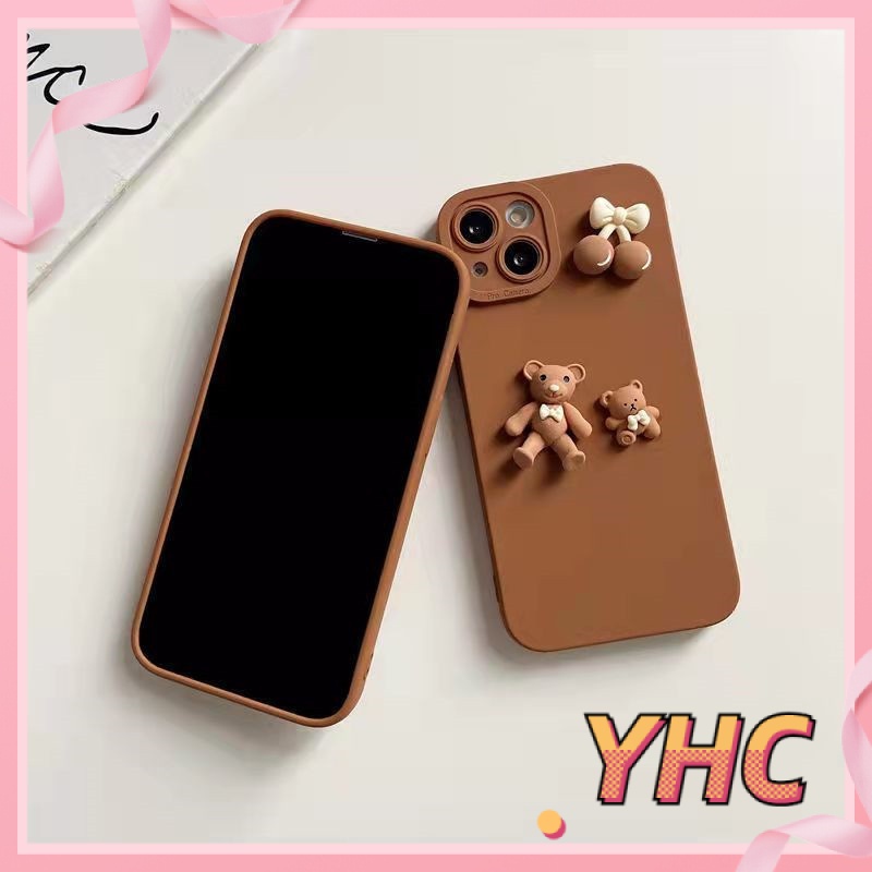 ốp iphone Tpu Hình Gấu Bông tương thích iPhone 6s 6splus 7 7plus 8 8plus X XS XSMAX 11 12 Pro Max Plus Promax-043
