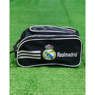 Túi Đựng Giày Đá Bóng 2 Ngăn Câu Lạc Bộ - KHÔNG TẶNG KÈM TẤT CHỐNG TRƠN ( Túi Real Madrid 2 ngăn đựng đồ thể thao )