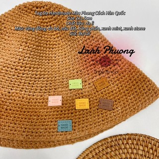 Tag Da Handmade Màu Phong Cách Hàn Quốc ( 4 cái)