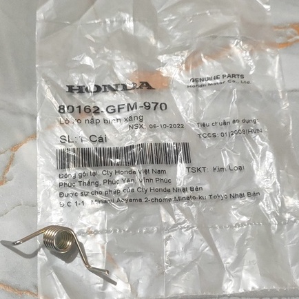 Lò Xo nắp bình xăng LEAD