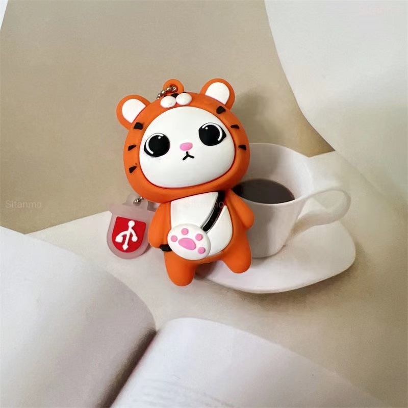 Usb Dung Lượng Lớn 128GB 1GB 8GB 16GB 32GB 64GB 1TB 2TB Hình Chân Hổ Dễ Thương