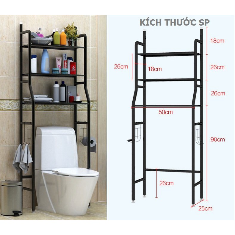 🚛 FREESHIP 🆓 Kệ Để Nhà Vệ Sinh, Kệ Để Máy Giặt Sơn Tĩnh Điện - Đa Năng, Tiện Lợi