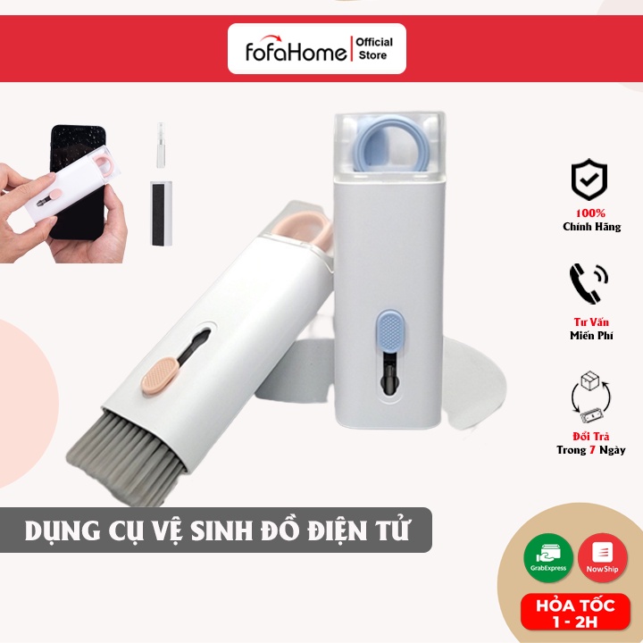 Bộ Dụng Cụ Vệ Sinh Bàn Phím Máy Tính Tai Nghe Đa Năng 7 Trong 1 Siêu Tiện Lợi Nhỏ Gọn Dễ Dàng Đem Theo