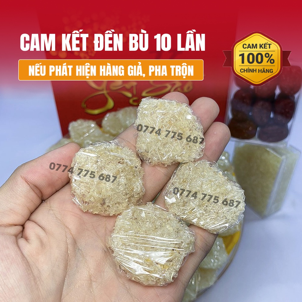 10 Yến Baby Tinh Chế Nguyên Chất Nha Trang Queen Nest Yến Vụn Sạch Lông Không Tẩy Trắng Cao Cấp