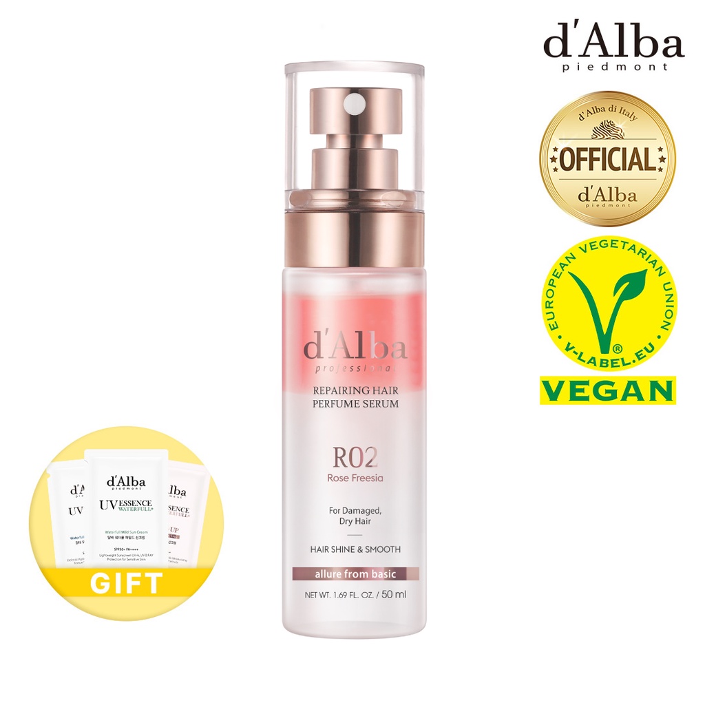 Serum D'ALBA nuôi dưỡng phục hồi và làm thơm tóc - Reparing Hair Perfume Serum 50ml