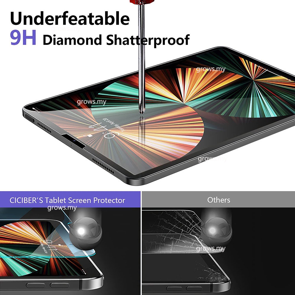 Kính Cường Lực Bảo Vệ Màn Hình Kèm Miếng Dán Bảo Vệ Camera Cho iPad Pro 11 2022 M2 4th generation iPad Pro M1 11 inch