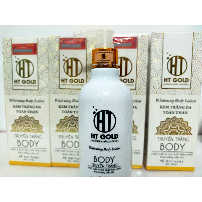 kem truyền trắng BODY ht gold chai (250g)