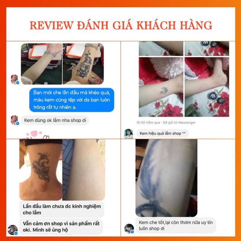 Kem che hình xăm Zip Tattoo 5g - Cam kết che phủ 100% diện tích hình xăm