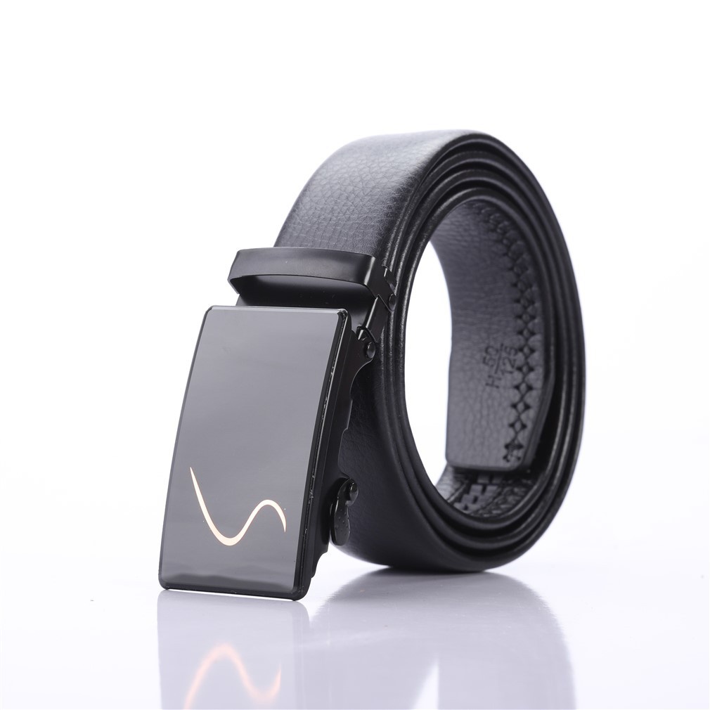 Thắt Lưng Nam Khóa Tự Động Hợp Kim Đúc Không Rỉ Cao Cấp Khóa, Dây Nịt Thắt Lưng Da Nam