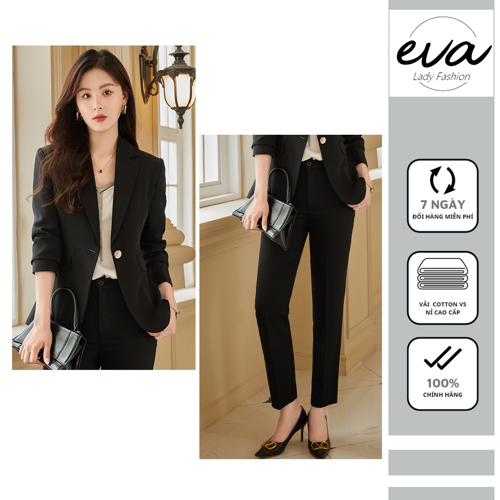 ( FREESHIP )Bộ Đồ Vest Hai Món Dáng Ôm Phong Cách Hàn Quốc , Bộ công sở Hot nhất 2022