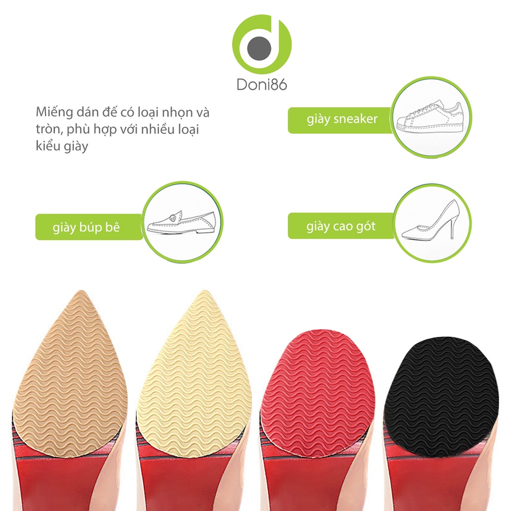 Bộ lót giày giảm ma sát, nhỏ gọn tiện lợi, phù hợp cho mọi kiểu giày - Doni - DOPK290