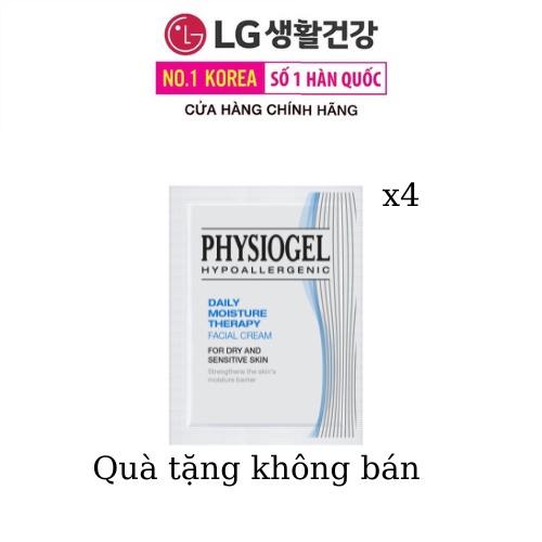  Combo 4 Kem dưỡng ẩm dịu nhẹ Physiogel Daily Moisture Therapy Cream dành cho da khô và da nhạy cảm