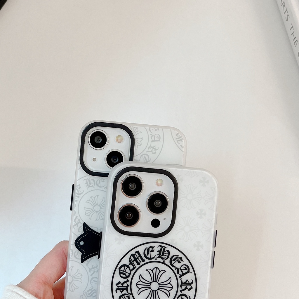 Ốp Điện Thoại Nhựa pvc In Hình logo Chrome Hearts Iphone 11 11 Promax 12 12 Pro 12 Promax 13 13 Pro 13 Promax 14 14 Plus 14 Pro 14 Promax