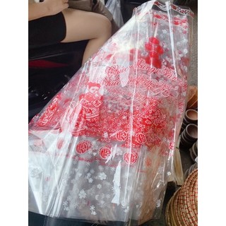 combo 5 túi nilong, nơ,  gói bọc giỏ quà