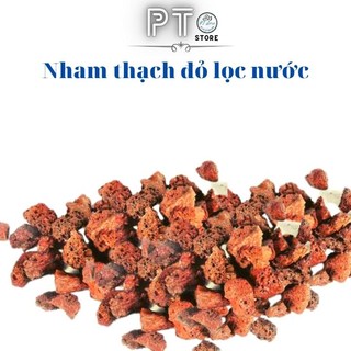 Nham thạch đỏ lọc nước size 2-3 cm,nham thạch 500-1kg
