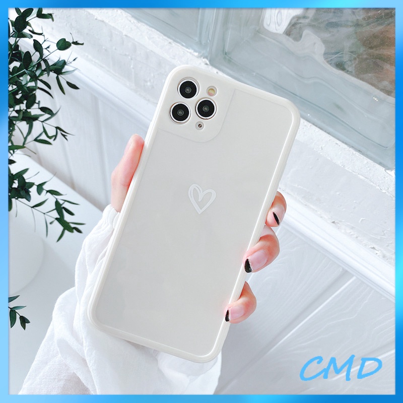 ốp lưng iphone Điện Thoại Hình Trái Tim Trắng 6/6plus/6s/6splus/7/7plus/8/8plus/x/xr/xs/11/12/13/pro/max/plus/promax/-979