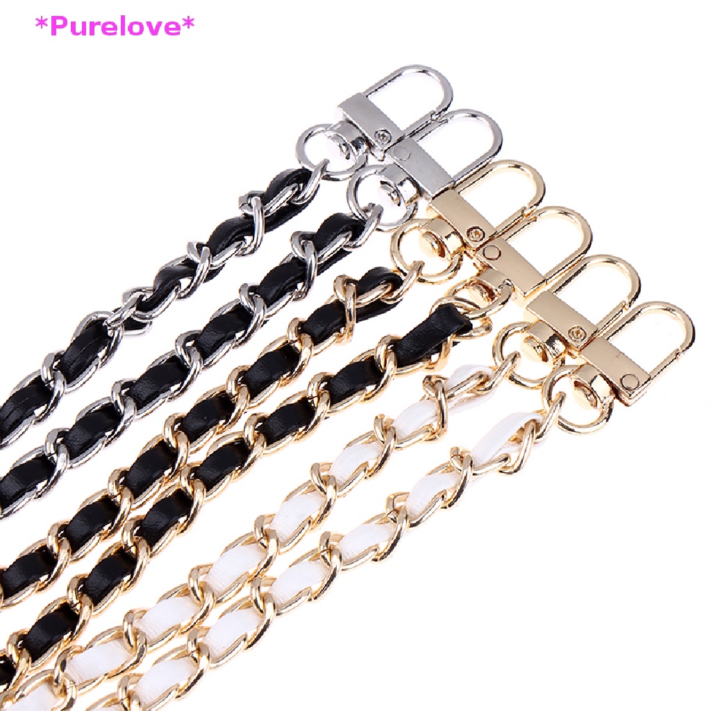 Phụ Kiện Dây Xích Màu Vàng / Bạc / Đen Chuyên Dụng Cho Túi Xách Mới