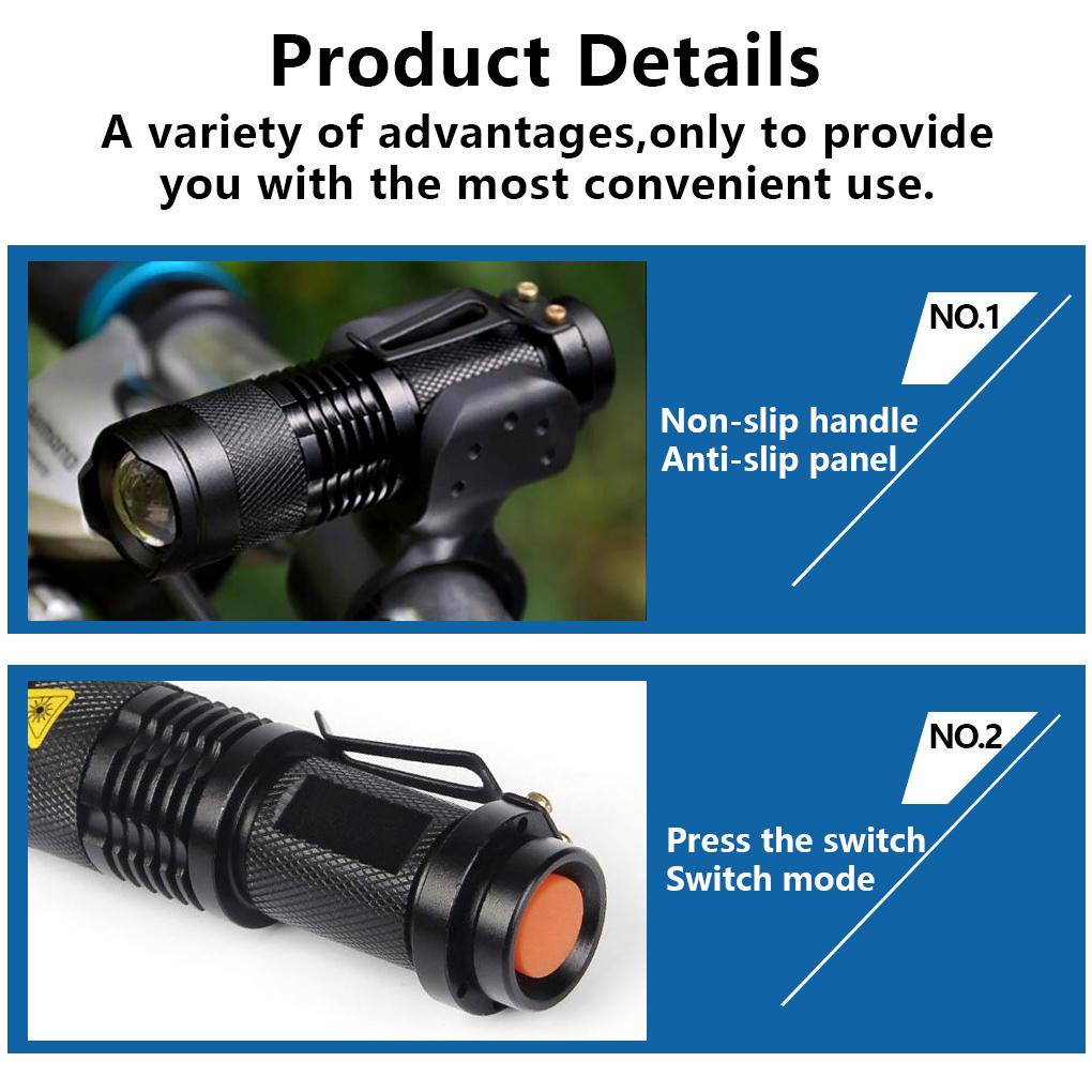 Đèn Pin 600 Lumen Có Thể Điều Chỉnh Độ Sáng Tiện Dụng