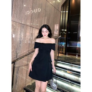 Đầm xếp li ngực