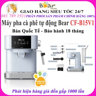 Máy pha cà phê bear cf-b15v1 - bảo hành chính hãng
